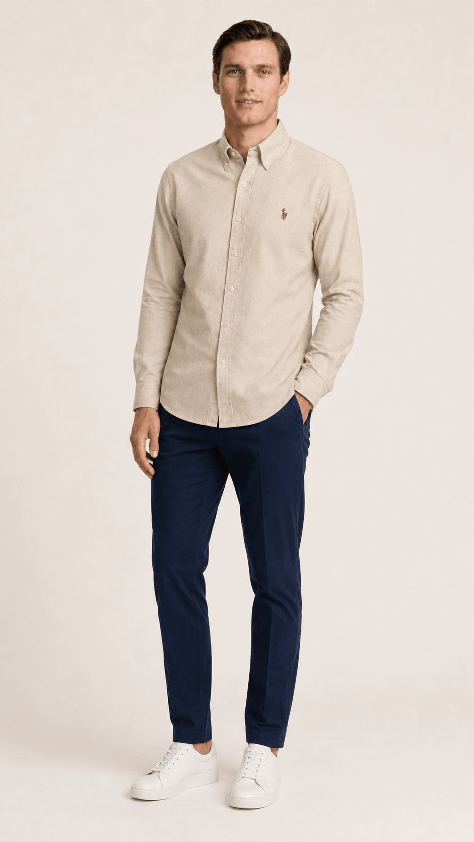 Camisa RL Custom Fit Lisa Poney Colorido - Henri Store
