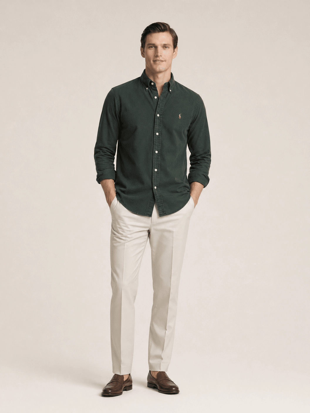 Camisa RL Custom Fit Lisa Poney Colorido - Henri Store