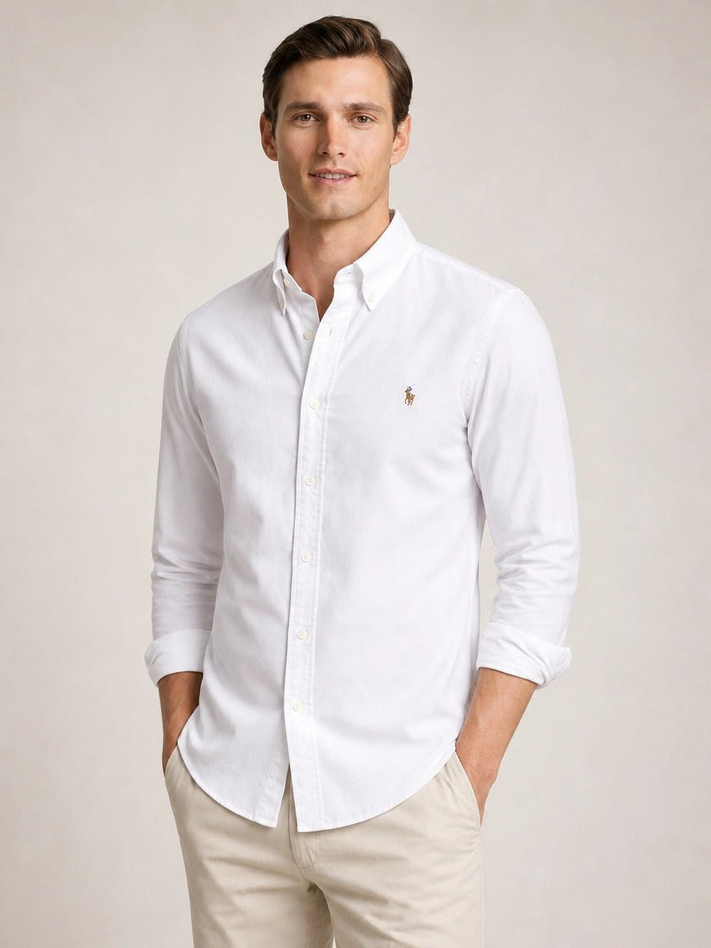 Camisa RL Custom Fit Lisa Poney Colorido - Henri Store