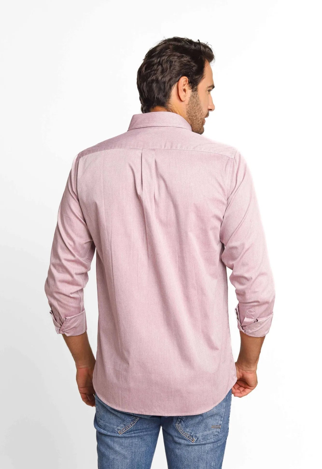 Camisa RL Custom Fit Listra Vermelha / Small Poney Marinho - Henri Store