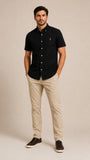 Camisa RL Custom Fit Manga Curta Poney Colorido - Henri Store