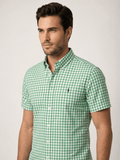 Camisa RL Custom Fit Manga Curta Xadrez - Henri Store