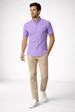 Camisa RL Custom Fit Manga Curta Xadrez - Henri Store