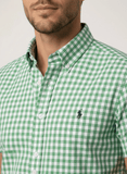 Camisa RL Custom Fit Manga Curta Xadrez - Henri Store