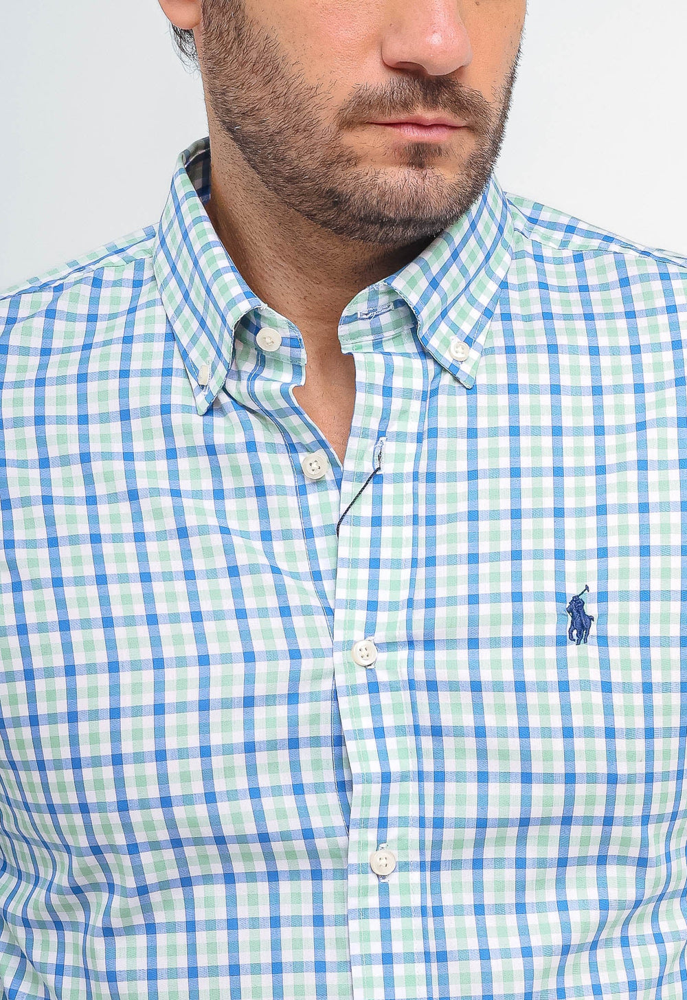 Camisa RL Custom Fit Xadrez ML - Henri Store