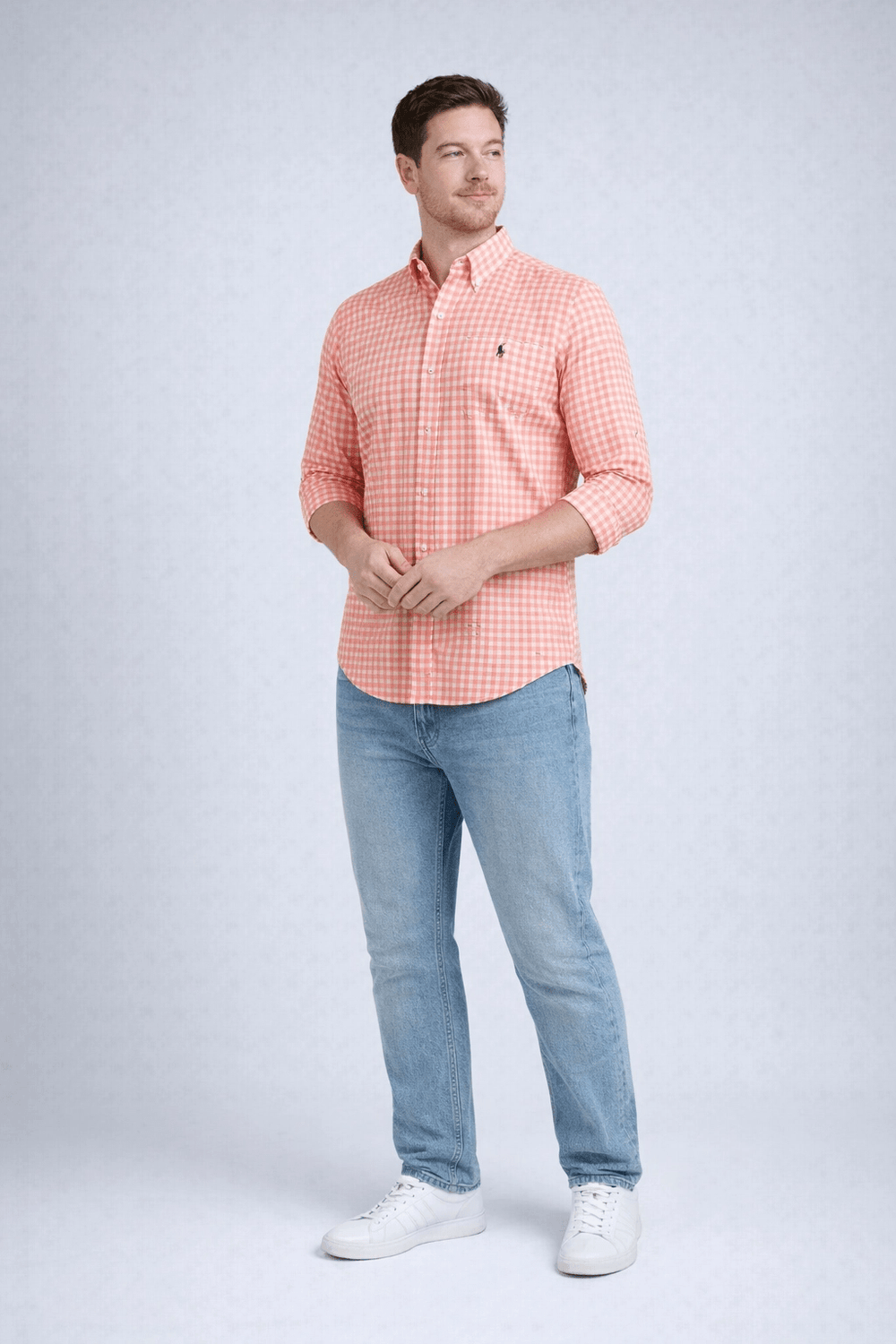 Camisa RL Custom Manga Longa Poney Colorido - Live - Henri Store