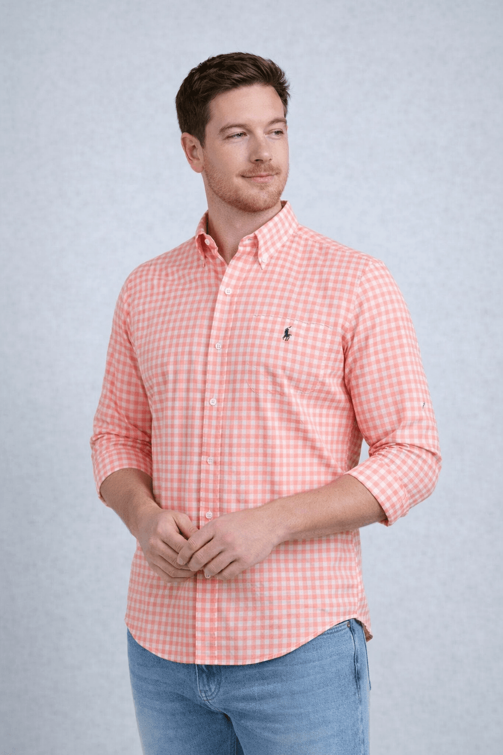 Camisa RL Custom Manga Longa Poney Colorido - Live - Henri Store
