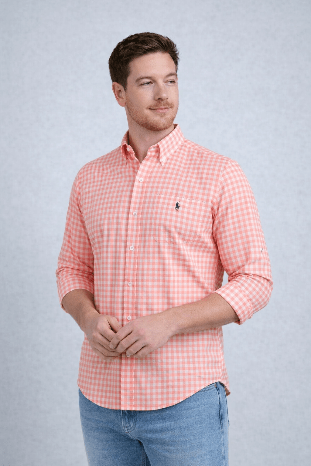 Camisa RL Custom Manga Longa Poney Colorido - Live - Henri Store