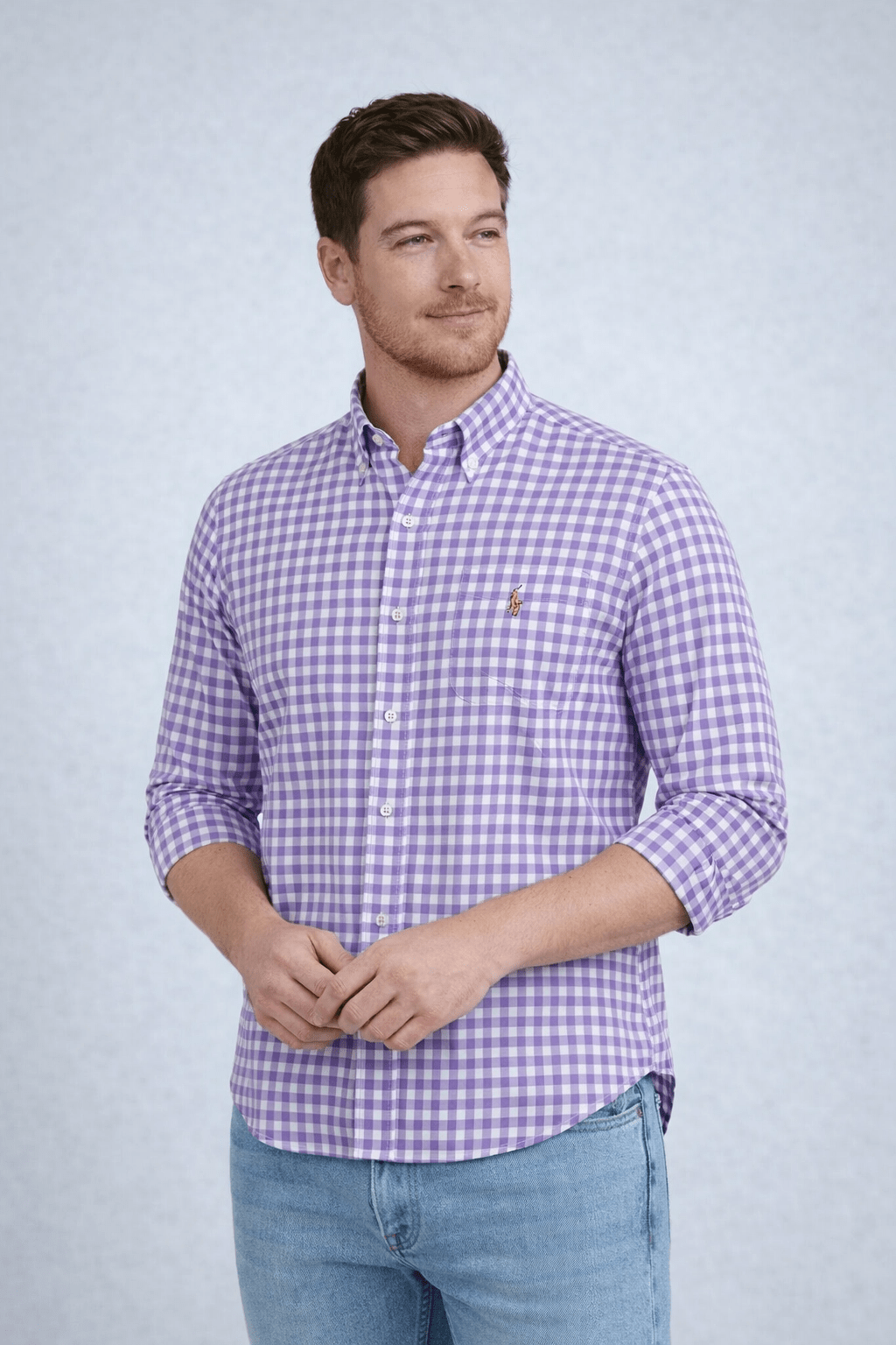 Camisa RL Custom Manga Longa Poney Colorido - Live - Henri Store