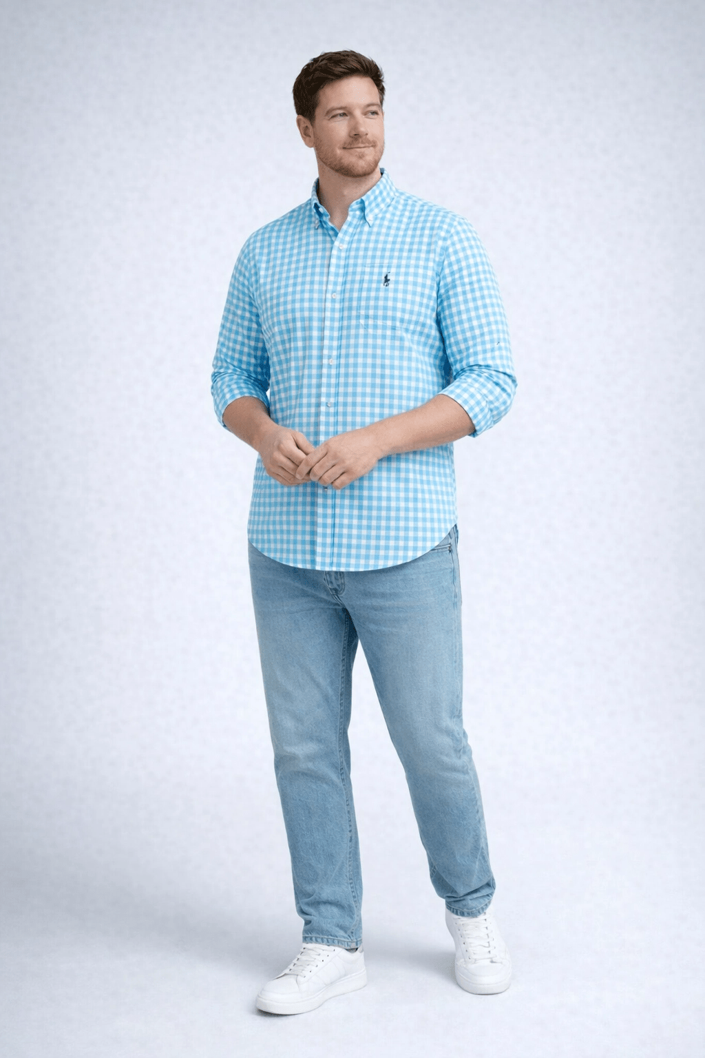 Camisa RL Custom Manga Longa Poney Colorido - Live - Henri Store