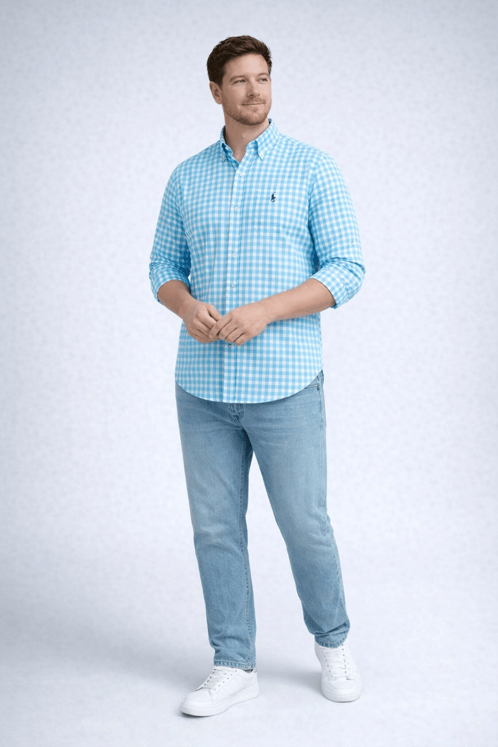 Camisa RL Custom Manga Longa Poney Colorido - Live - Henri Store