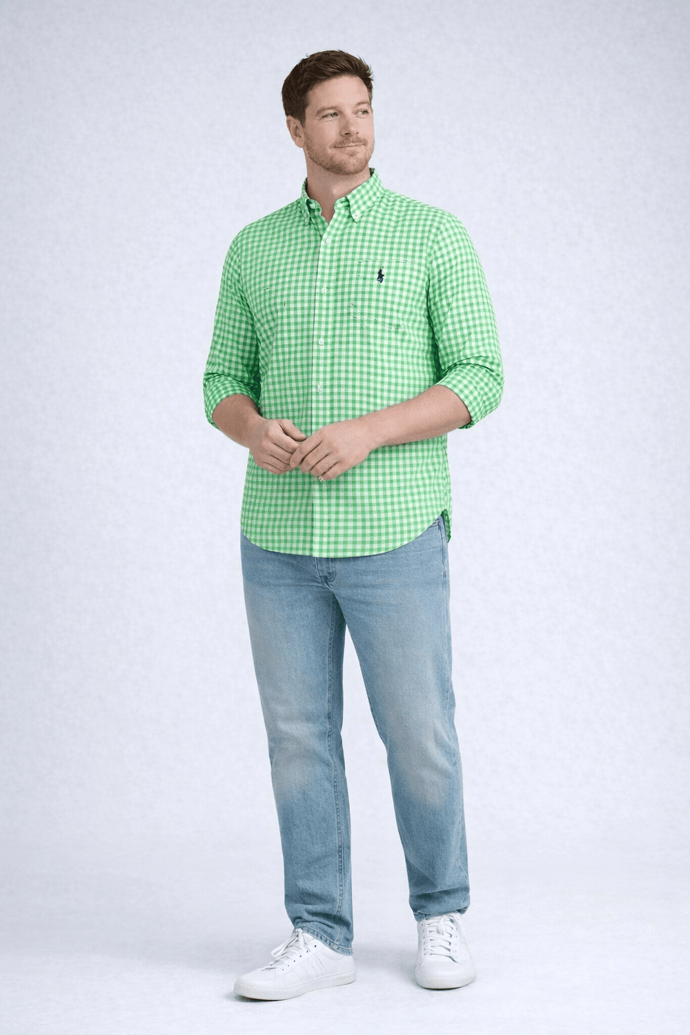 Camisa RL Custom Manga Longa Poney Colorido - Live - Henri Store