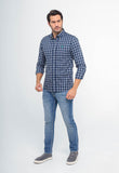 Camisa RL Custom Xadrez Fit Manga Longa - Henri Store