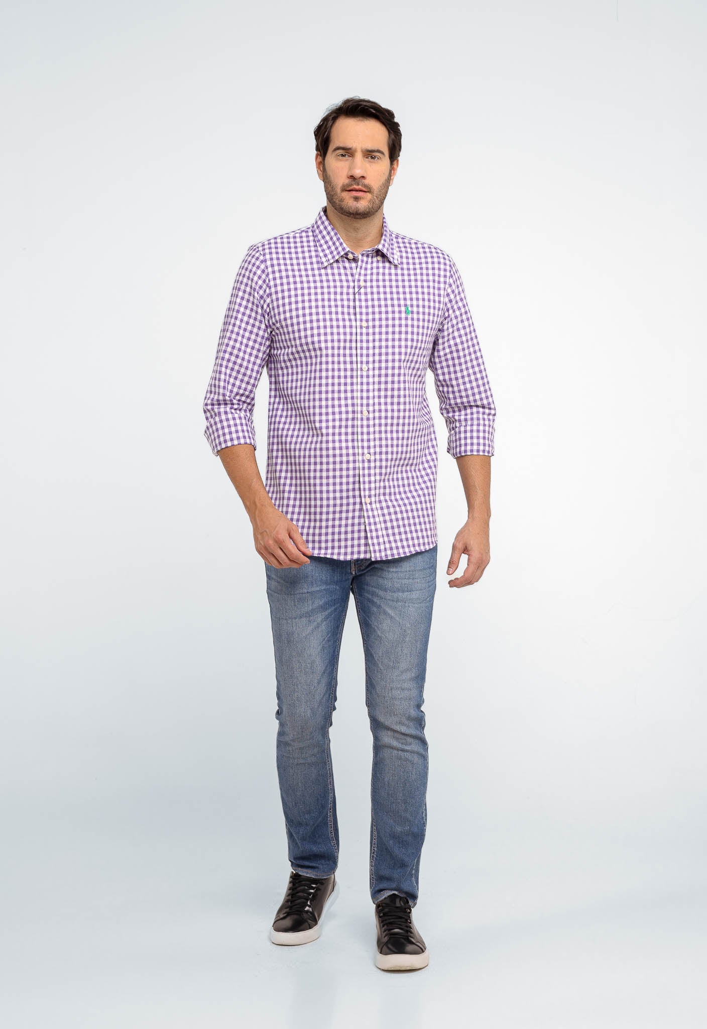 Camisa RL Custom Xadrez Fit Manga Longa - Henri Store