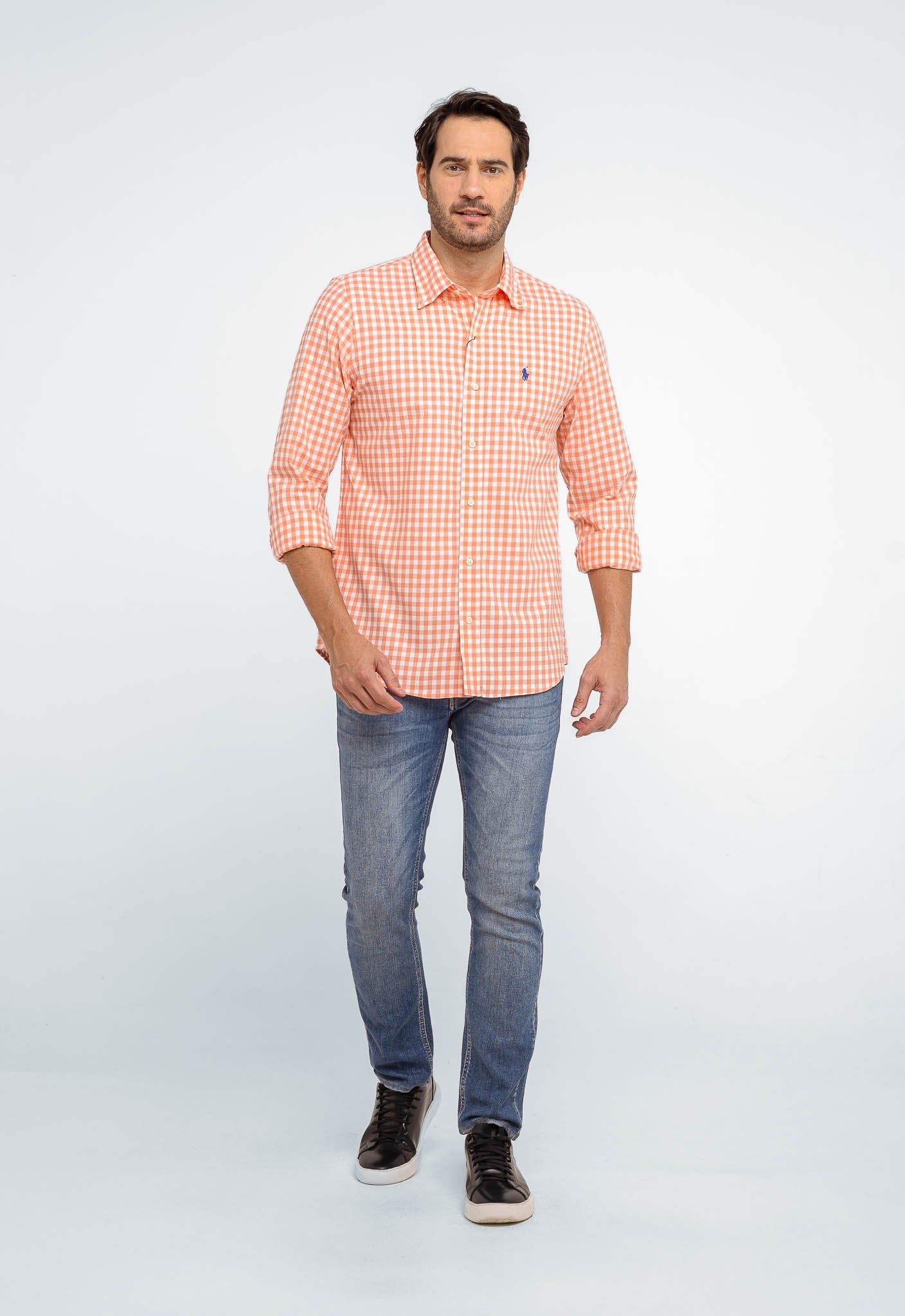 Camisa RL Custom Xadrez Fit Manga Longa - Henri Store