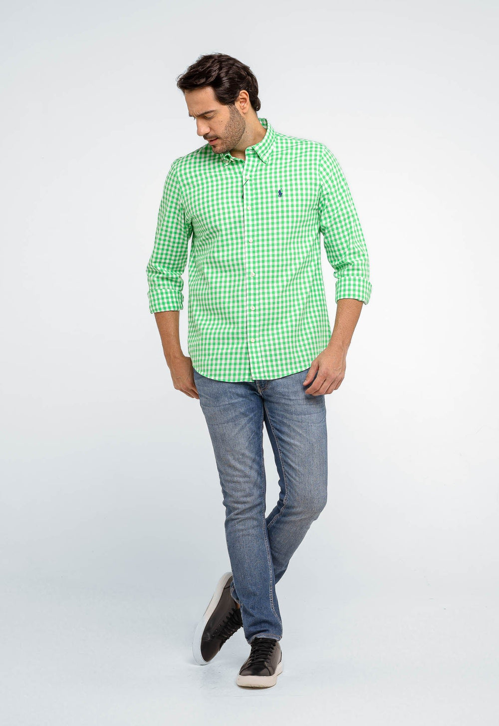 Camisa RL Custom Xadrez Fit Manga Longa - Henri Store
