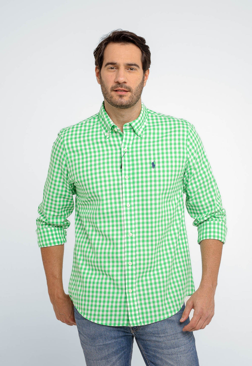Camisa RL Custom Xadrez Fit Manga Longa - Henri Store