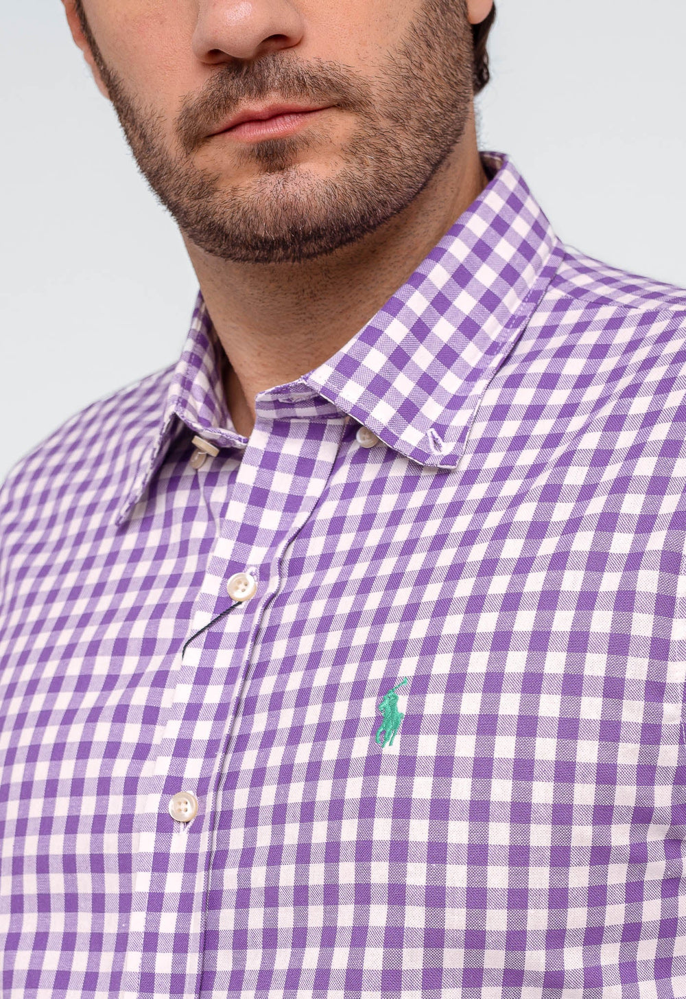 Camisa RL Custom Xadrez Fit Manga Longa - Henri Store