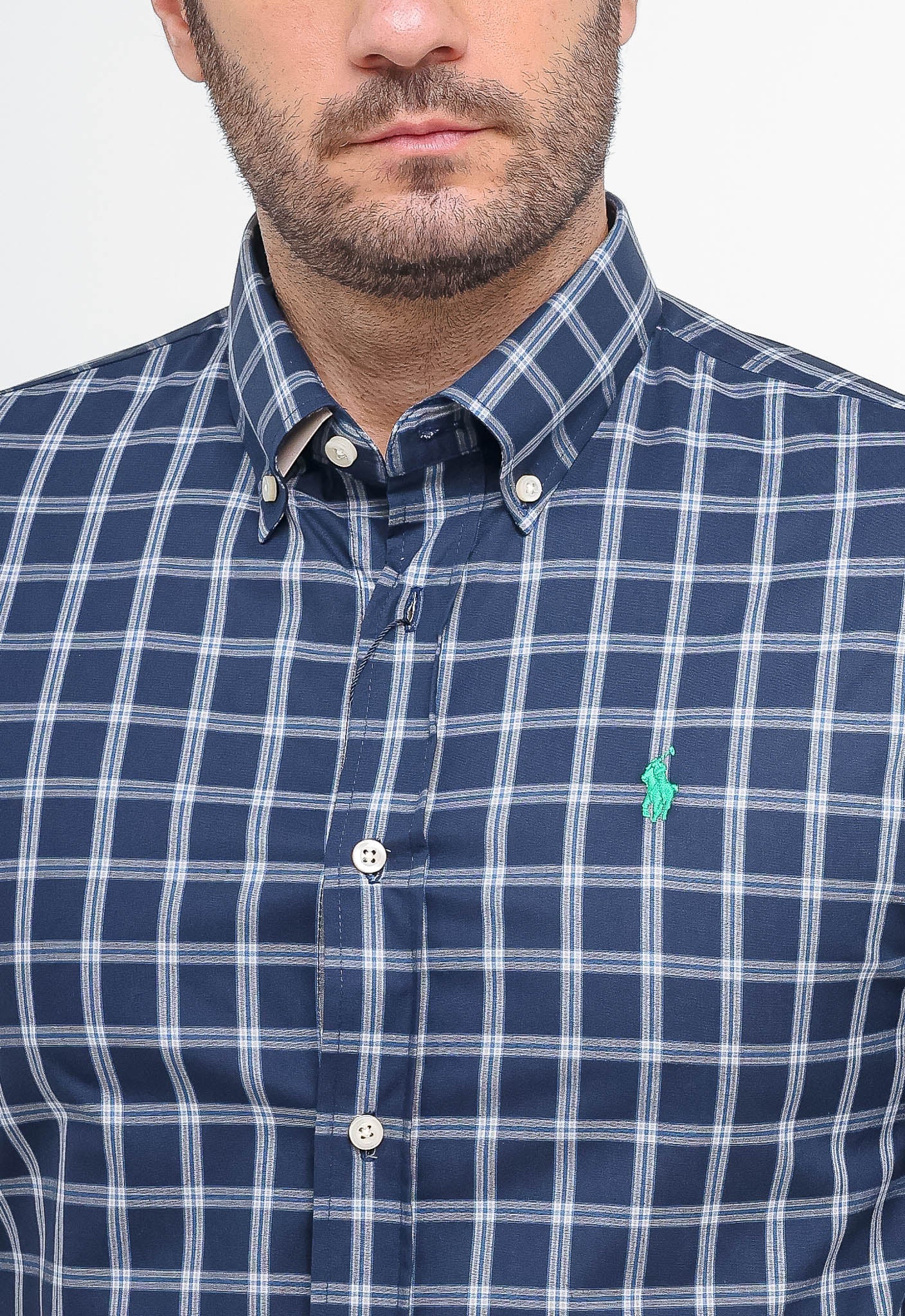 Camisa RL Custom Xadrez Fit Manga Longa - Henri Store