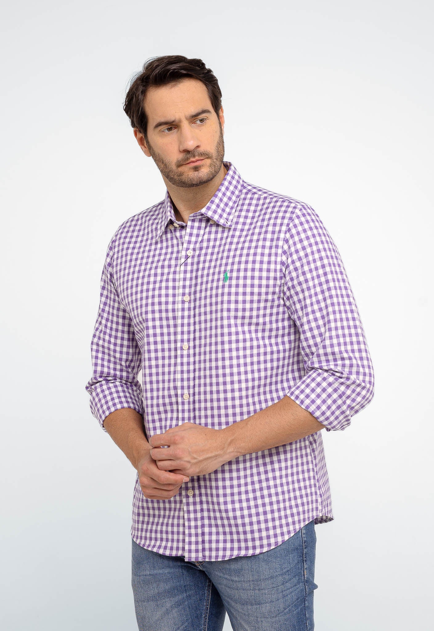 Camisa RL Custom Xadrez Fit Manga Longa - Henri Store