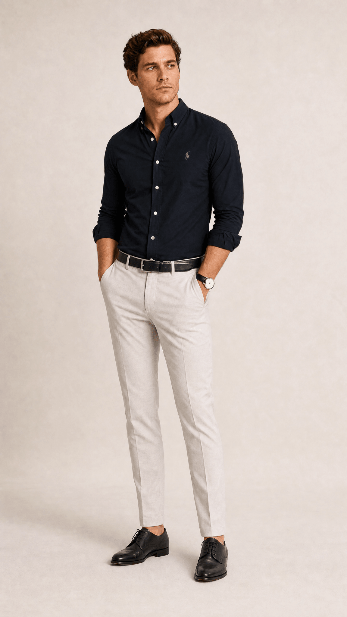 Camisa RL Eua Preta Small Poney Roxo - Live - Henri Store
