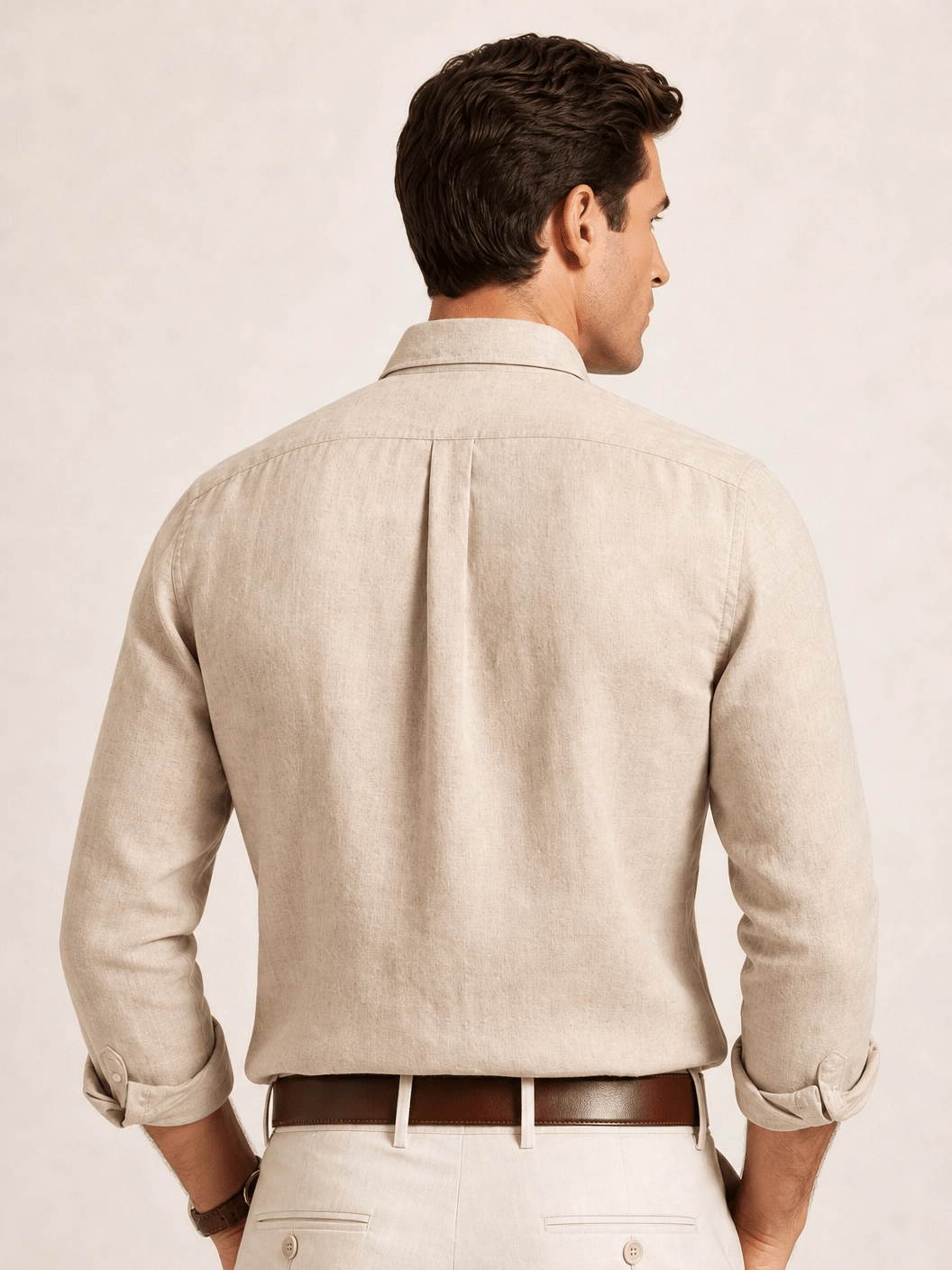 Camisa RL Linho Manga Longa Custom Fit - Henri Store