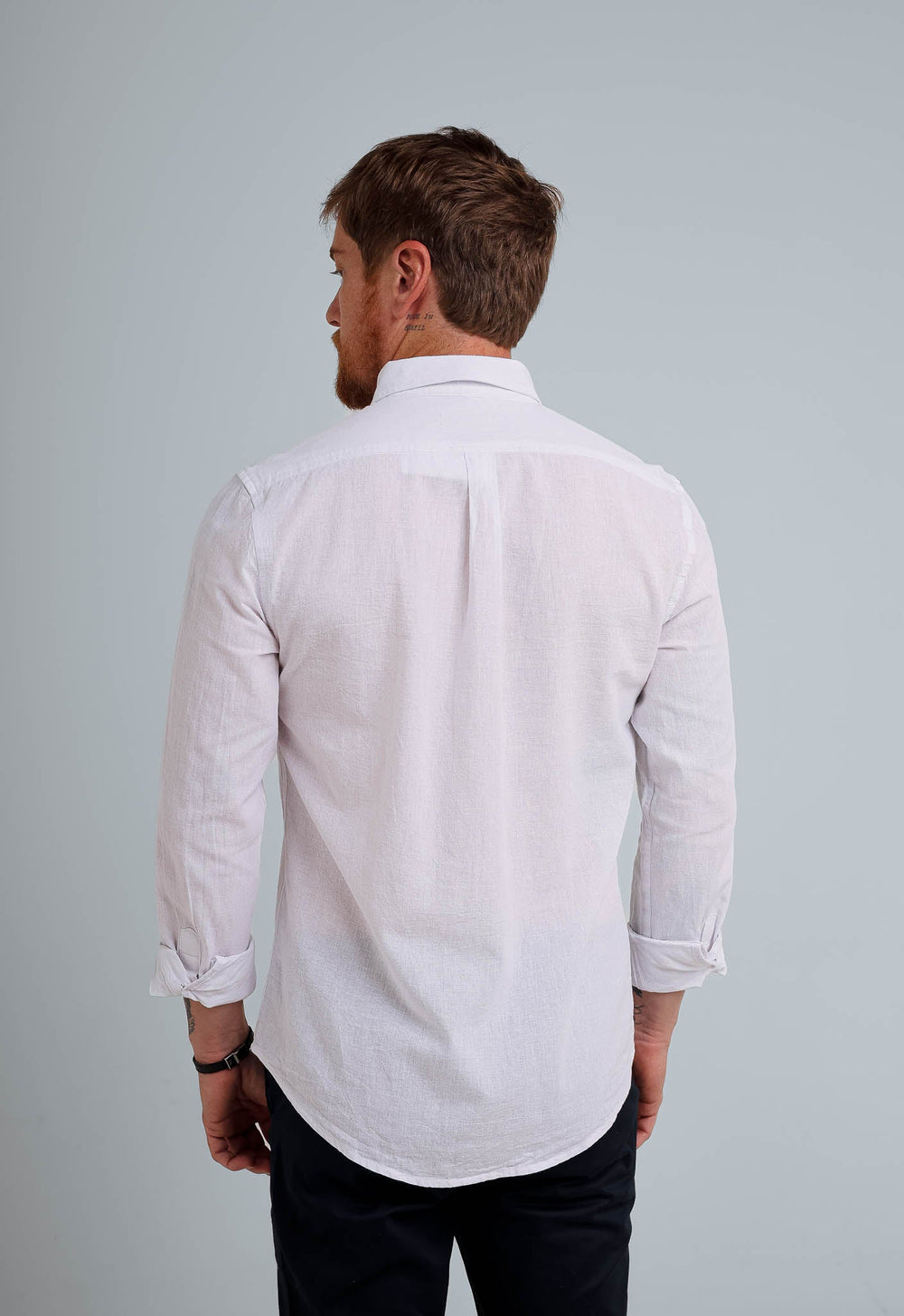 Camisa RL Linho Manga Longa Custom Fit - Henri Store