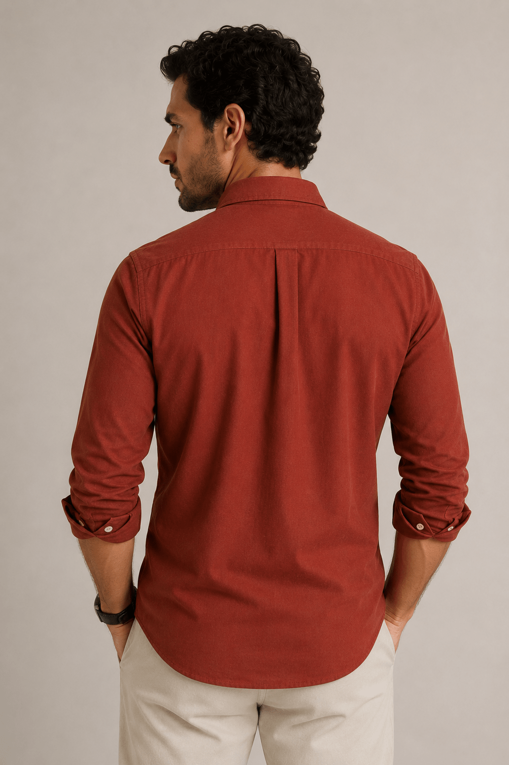 Camisa RL Linho Manga Longa Custom Fit - Henri Store