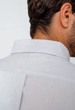 Camisa RL Lisa Custom Fit Manga Longa Poney Cor Unica - Henri Store