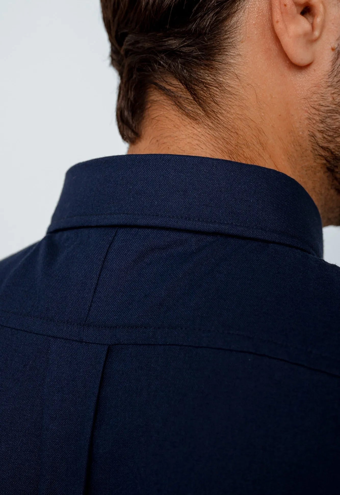 Camisa RL Lisa Custom Fit Manga Longa Poney Cor Unica - Henri Store