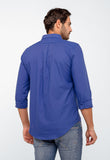 Camisa RL Lisa Custom Fit Manga Longa Poney Cor Unica - Henri Store