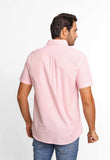 Camisa RL Manga Curta Custom Fit Rosa Xadrez Ponei Colorido - Henri Store