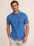 Camisa RL Manga Curta Custom Fit Xadrez - Live - Henri Store