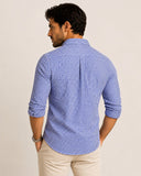 Camisa RL Manga Longa Custom Fit Xadrez Marinho Ponei Vermelho - Henri Store