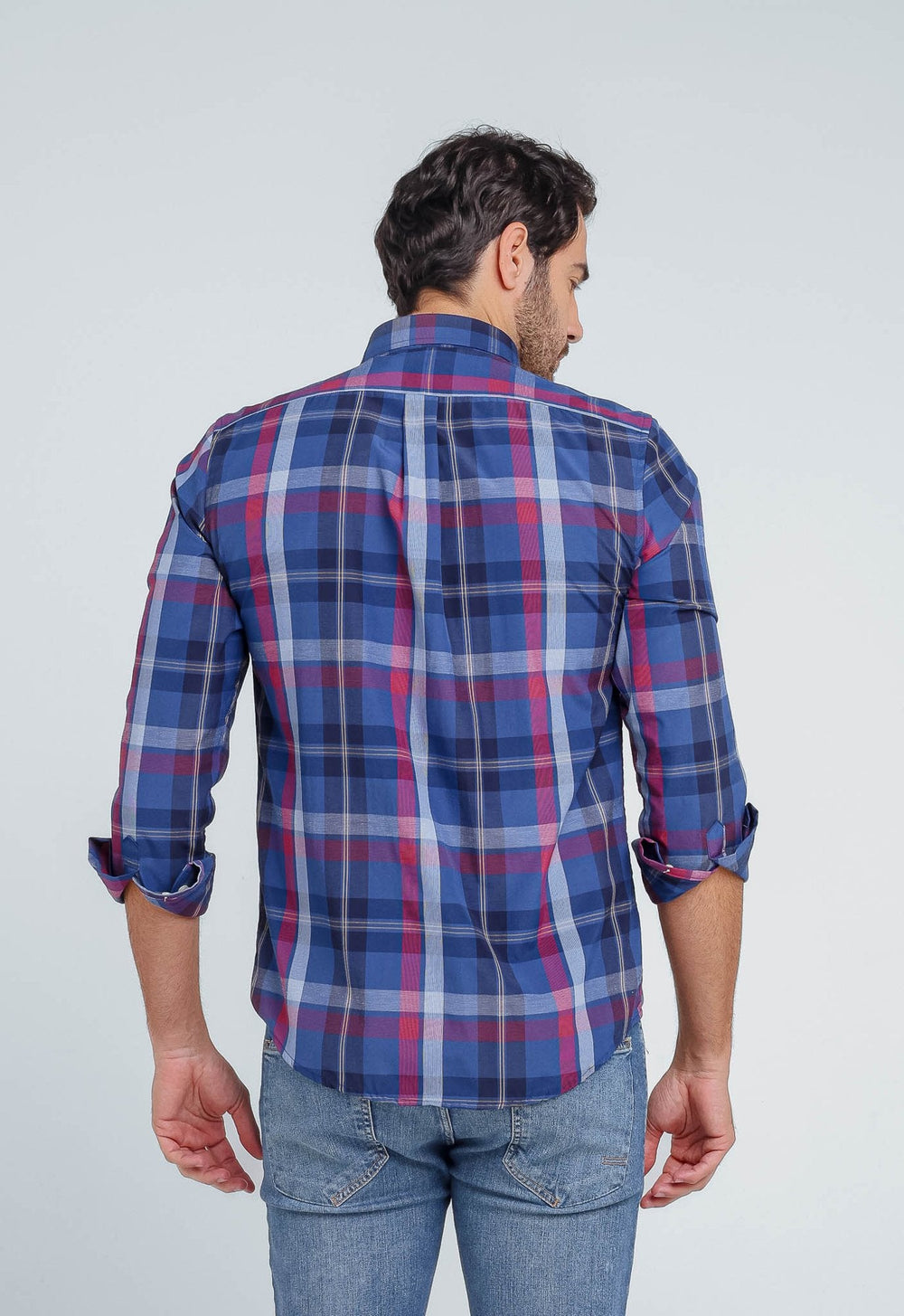 Camisa RL Manga Longa Custom Fit Xadrez - Henri Store
