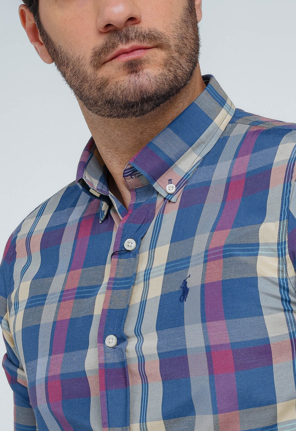 Camisa RL Manga Longa Custom Fit Xadrez - Henri Store