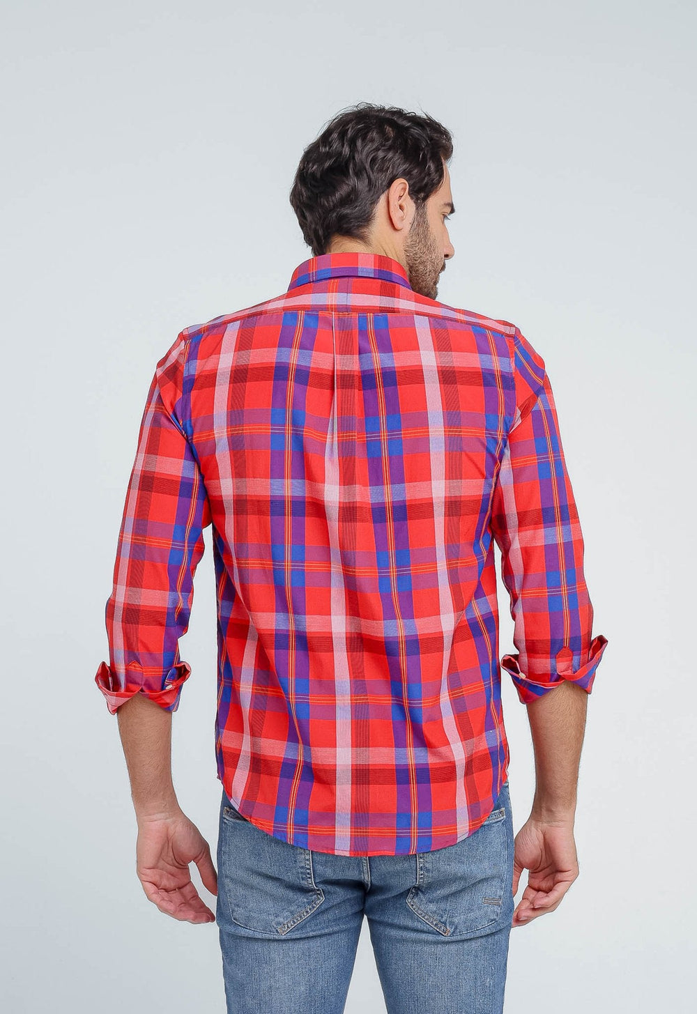 Camisa RL Manga Longa Custom Fit Xadrez - Henri Store