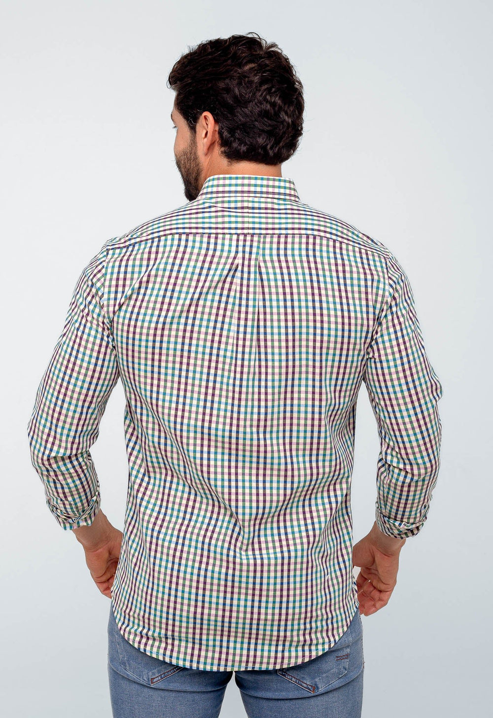 Camisa RL Manga Longa Custom Fit Xadrez - Henri Store