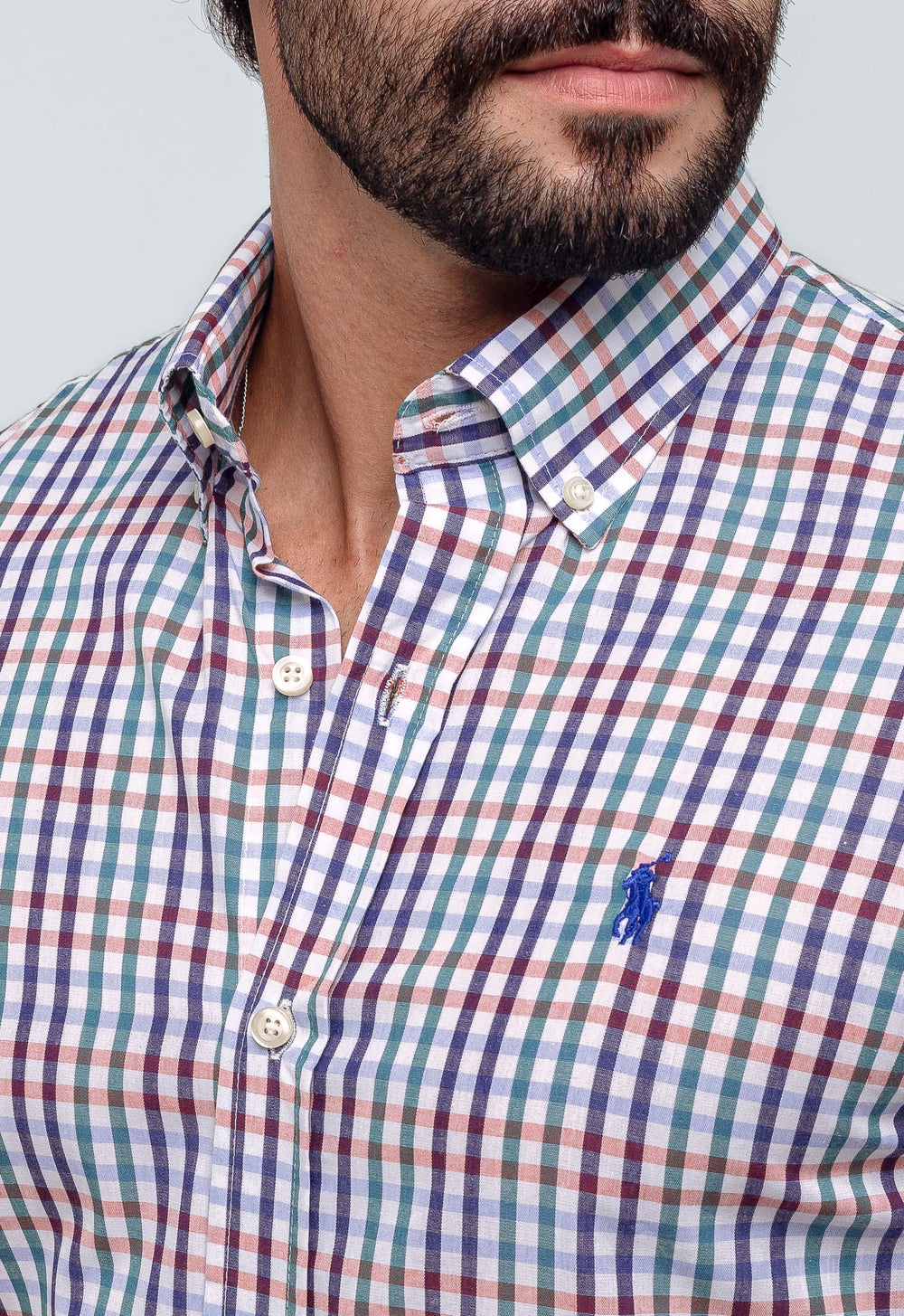 Camisa RL Manga Longa Custom Fit Xadrez - Henri Store