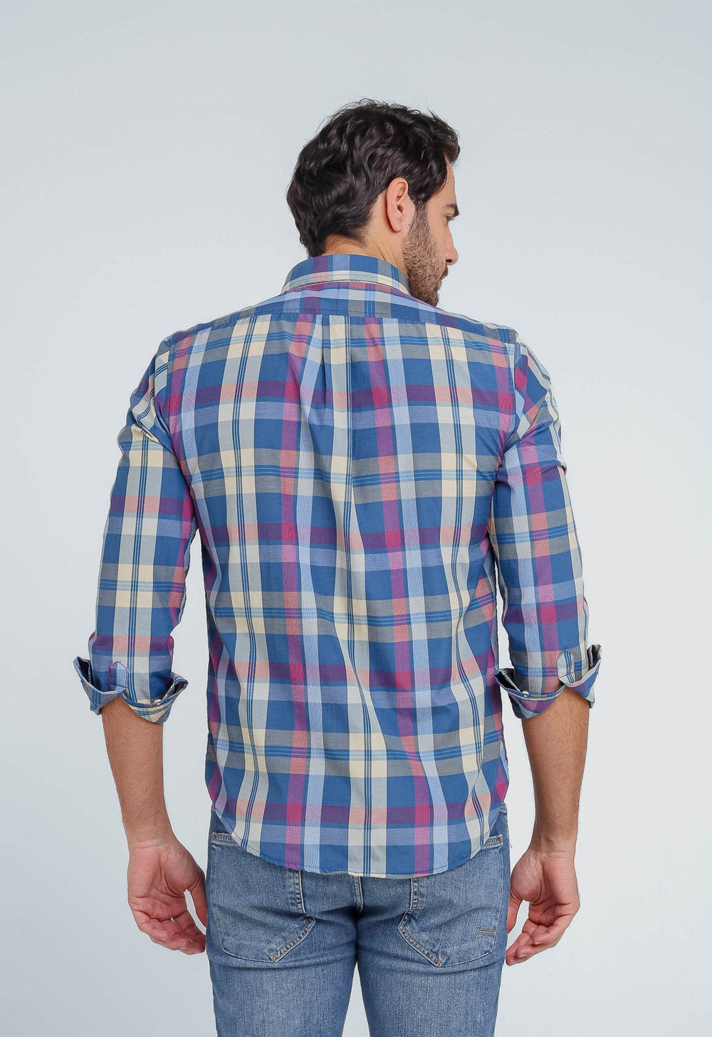 Camisa RL Manga Longa Custom Fit Xadrez - Henri Store