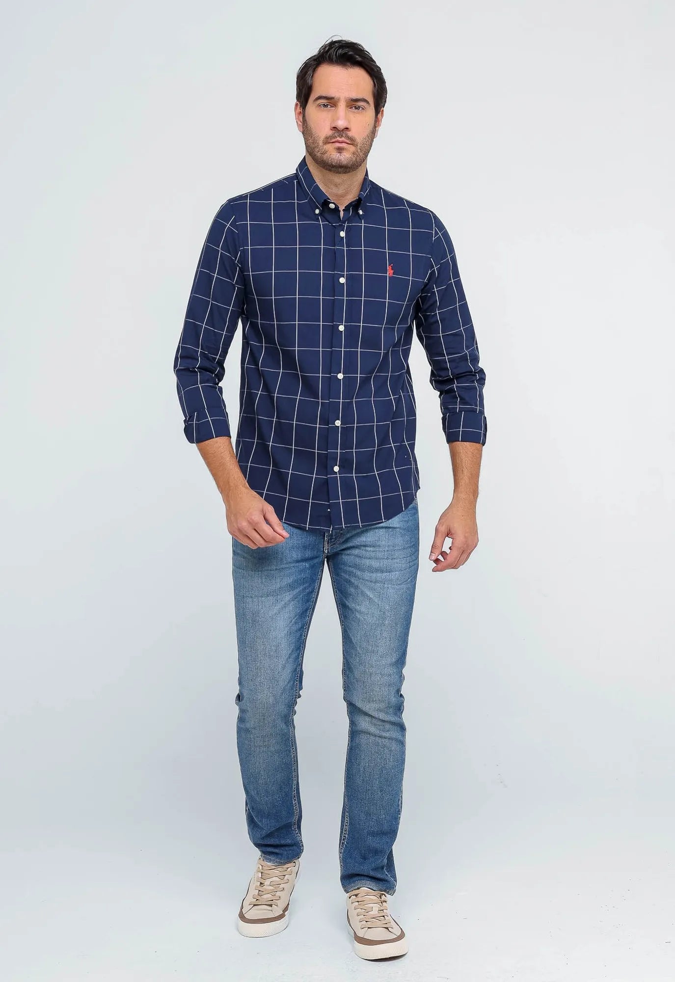 Camisa RL Manga Longa Quadriculado Xadrez - Henri Store