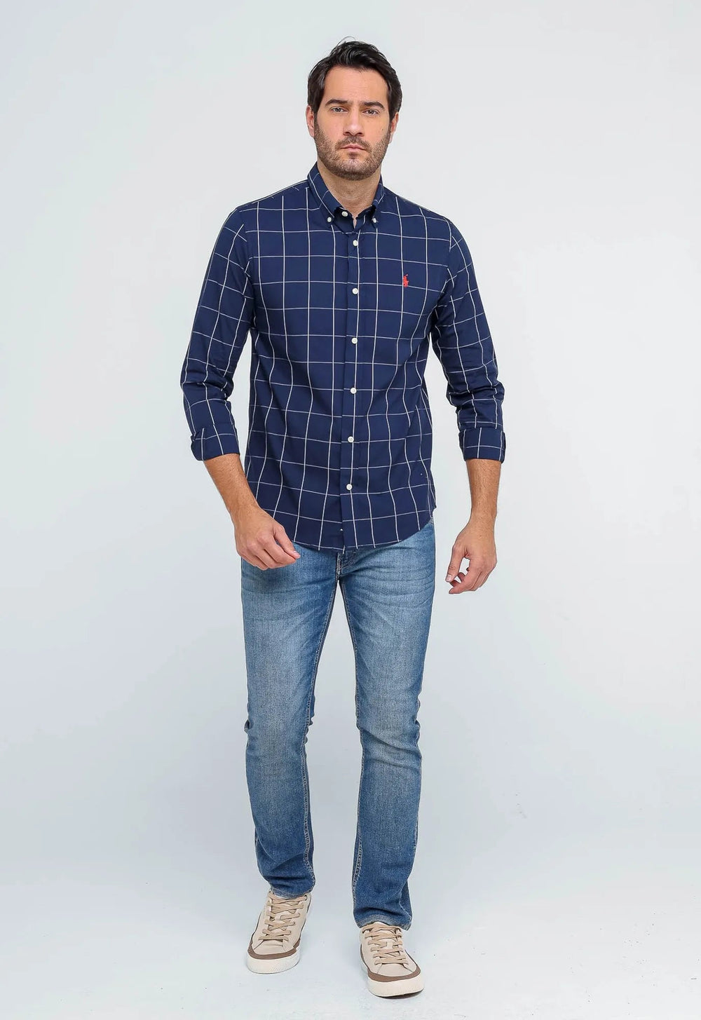 Camisa RL Manga Longa Quadriculado Xadrez - Henri Store