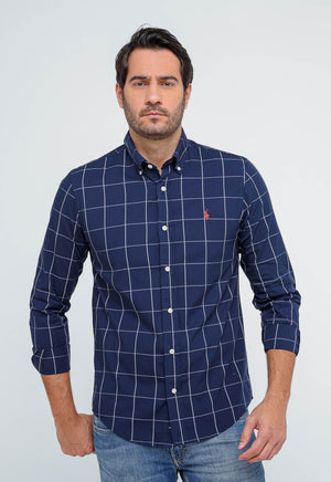 Marinho/Vermelho