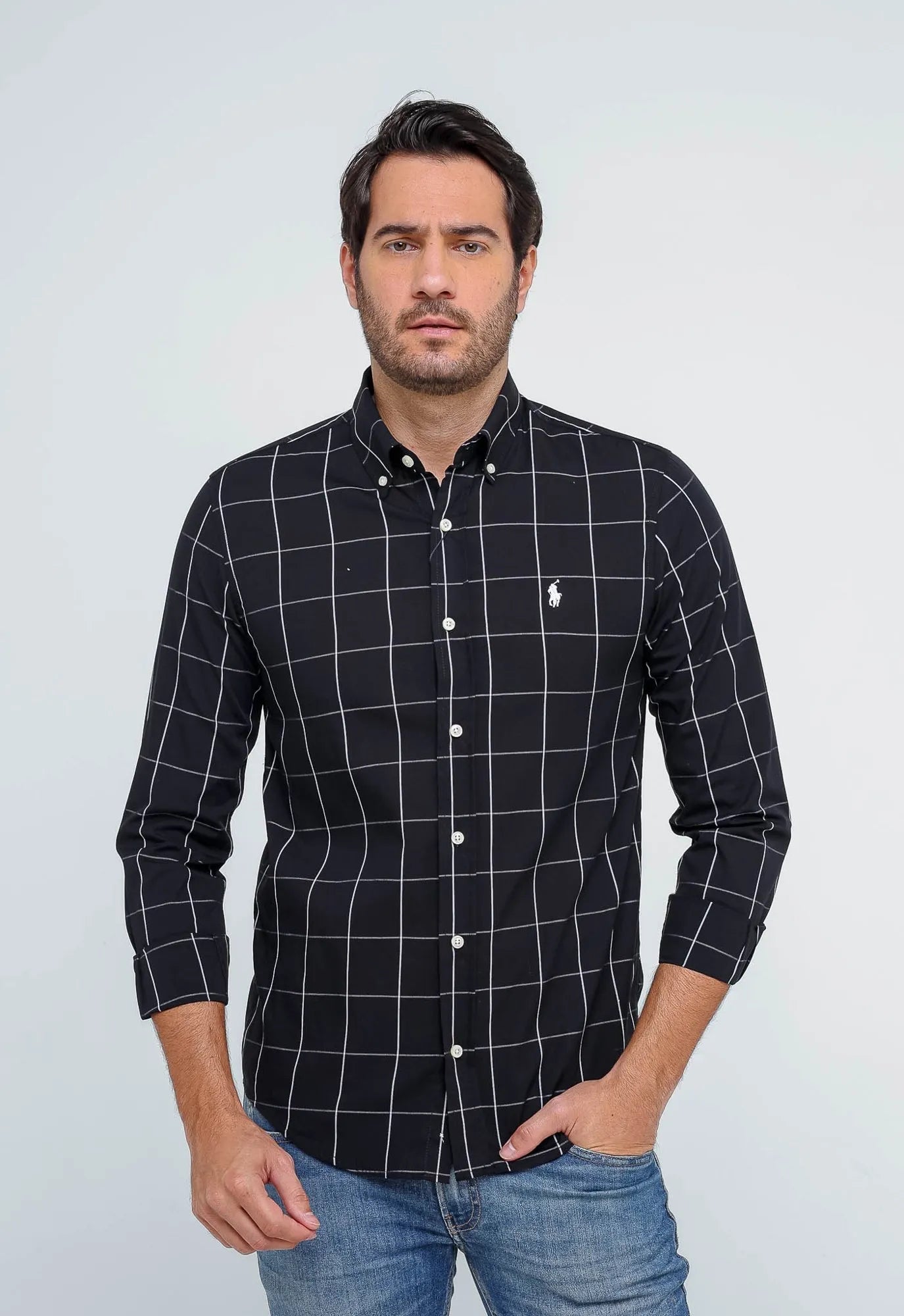 Camisa RL Manga Longa Quadriculado Xadrez - Henri Store