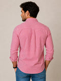 Camisa RL Manga Longa Vermelha Xadrez Com Poney Azul - Henri Store