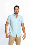 Camisa RL Mc Custom Fit Azul Claro Ponei Azul - Live - Henri Store
