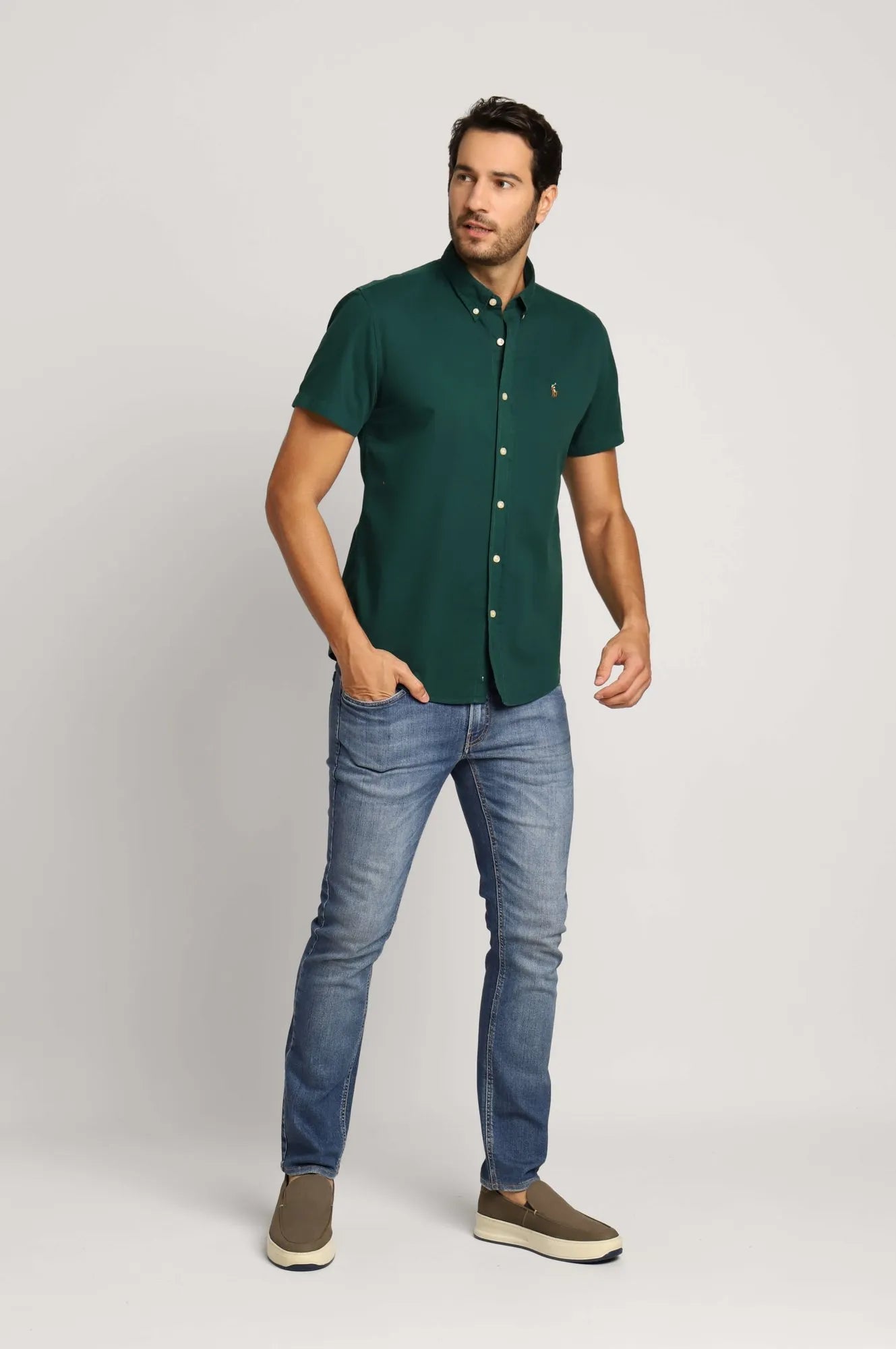 Camisa RL Mc Oxford Ponei Colorido - Henri Store