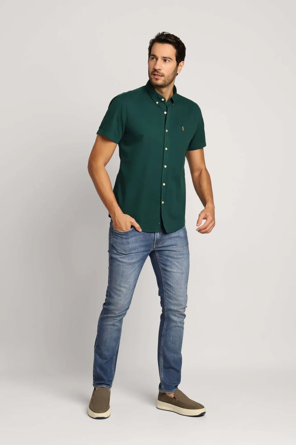 Camisa RL Mc Oxford Ponei Colorido - Henri Store