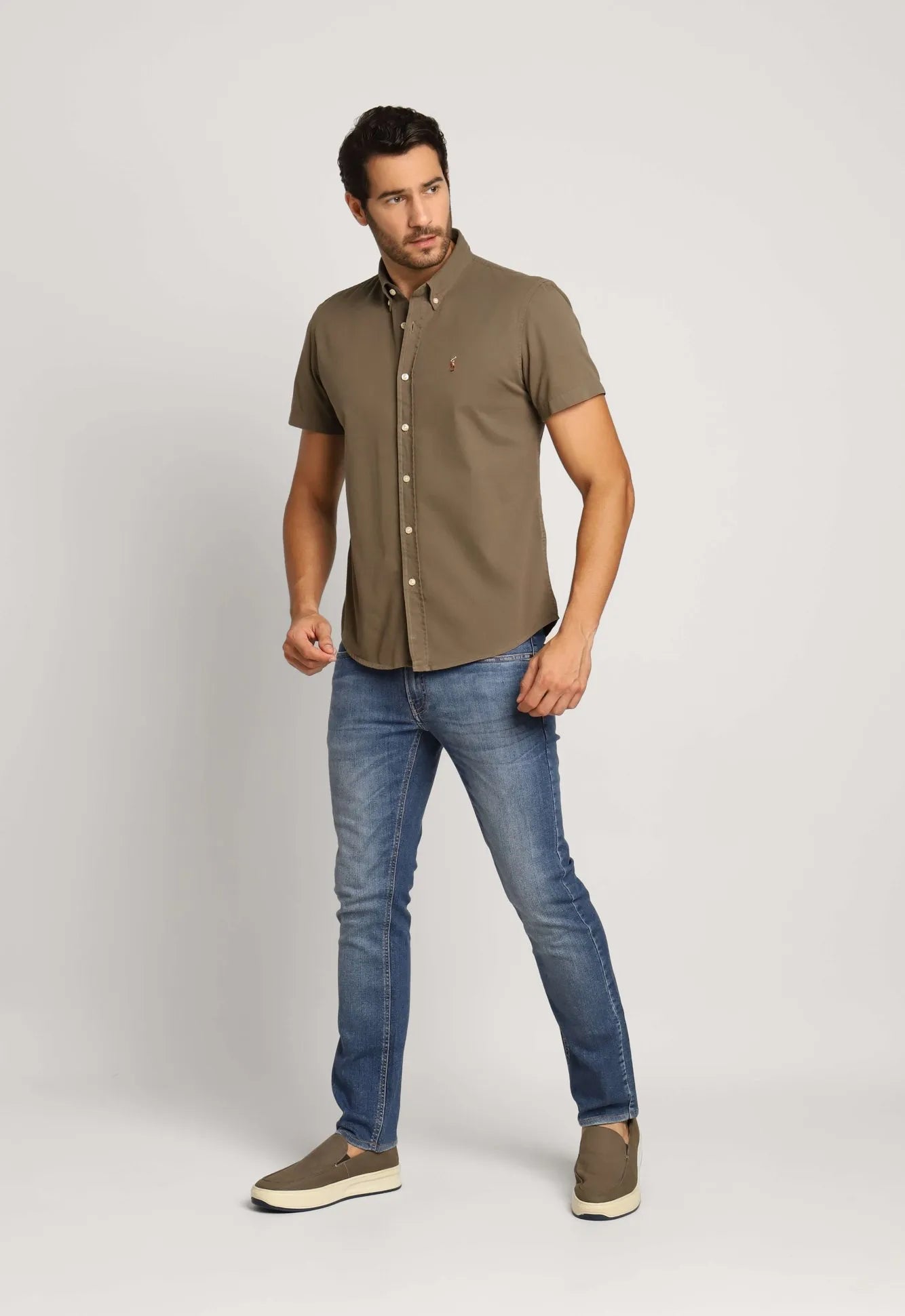 Camisa RL Mc Oxford Ponei Colorido - Henri Store