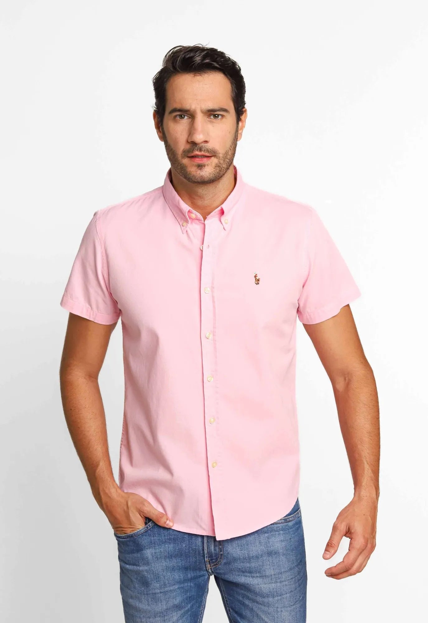 Camisa RL Mc Oxford Ponei Colorido - Henri Store